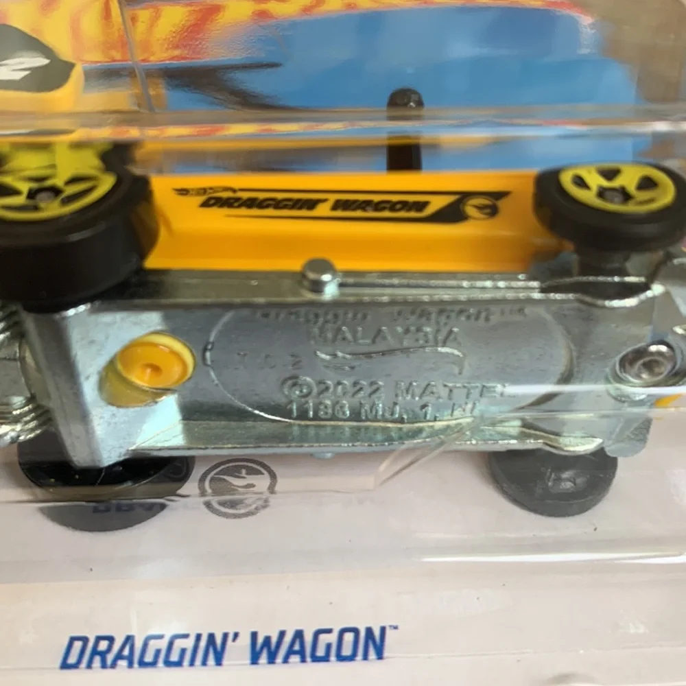 Hot Wheels Treasure Hunt 2024 Yellow Draggin Wagon Hotwheels Diecast Metal Car 🆕